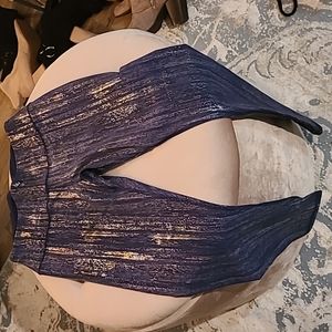 Blue and gold Victoria's secret knock out yoga pants